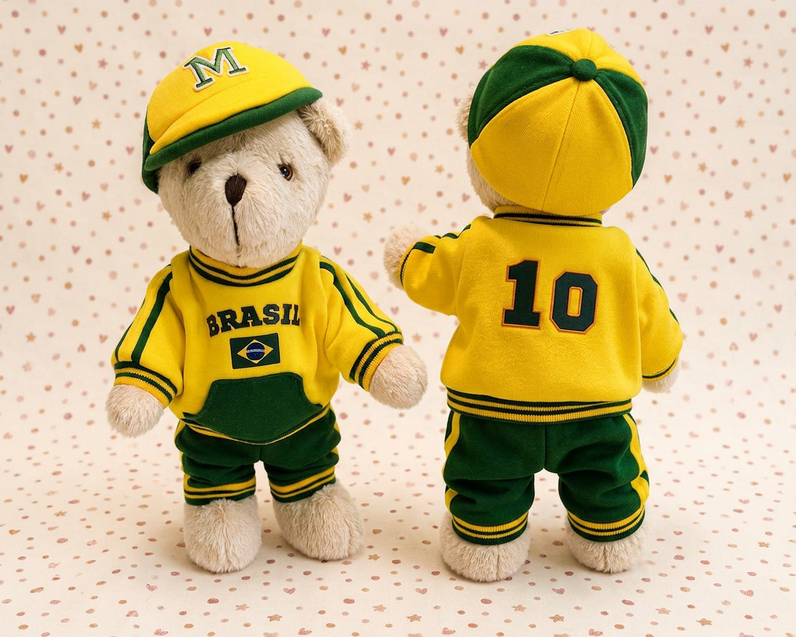 Urso Brasil Camisa 10