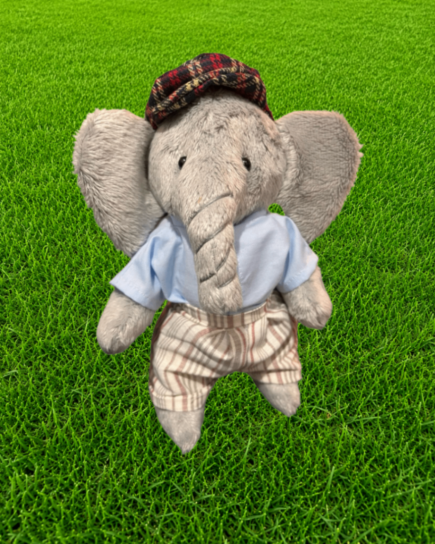 Elefante Boina Xadrez